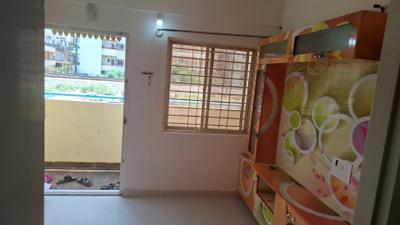 Living Room Image of 400 Sq.ft 1 BHK Apartment / Flat for rent in Marathahalli Bengaluru for Rs. 16000