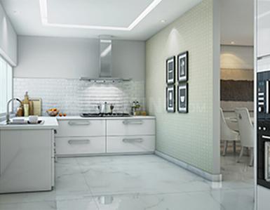 Kitchen Image of 980 Sq.ft 2 BHK Apartment / Flat for sale in Purva Panorama, Thane West Thane for Rs. 14500000