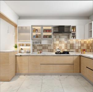 Kitchen Image of 2400 Sq.ft 4 BHK Apartment / Flat for sale in Saga Enstin, Science City Ahmedabad for Rs. 20000000