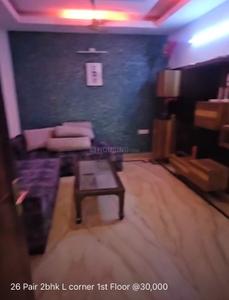 Bedroom Image of 800 Sq.ft 2 BHK Builder Floor for rent in Sector 7 Rohini New Delhi for Rs. 30000