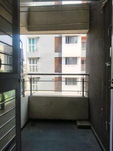 Bedroom Two Image of 829 Sq.ft 3 BHK Apartment / Flat for rent in Shree Shankeshwar Dang Ikon, Ravet Pune for Rs. 30000