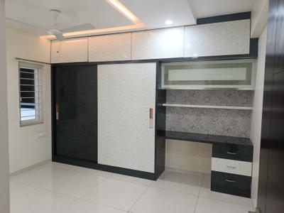 Bedroom Image of 1960 Sq.ft 3 BHK Apartment / Flat for rent in Rajapushpa Regalia, Kokapet Hyderabad for Rs. 60000