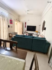 Hall Image of 1280 Sq.ft 2 BHK Builder Floor for rent in Murugeshpalya Bengaluru for Rs. 40000