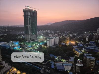Image of 977 Sq.ft 3 BHK Apartment / Flat for rent in Sheth Montana Phase 2, Mulund West, Mumbai for Rs. 75000