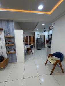 Living Room Image of 1100 Sq.ft 3 BHK Apartment / Flat for sale in Mahalaxmee Raadhe Shyaam Harmony, Gotri Vadodara for Rs. 6500000