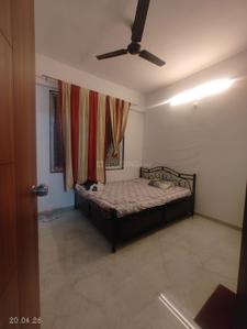 Bedroom Image of 1005 Sq.ft 2 BHK Apartment / Flat for rent in Sai Krupa Landmark, Thergaon Pune for Rs. 20000