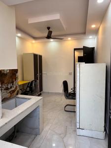 Kitchen Image of 380 Sq.ft 1 BHK Builder Floor for rent in Shadipur New Delhi for Rs. 21000