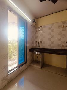 Kitchen Image of 660 Sq.ft 1 BHK Apartment / Flat for rent in KumKum Corner, Airoli Navi Mumbai for Rs. 28000