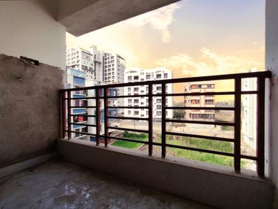 Balcony Image of 1331 Sq.ft 3 BHK Apartment / Flat for sale in New Town Kolkata for Rs. 7586700