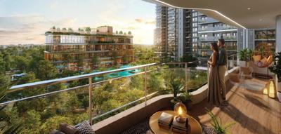 Balcony Image of 2100 Sq.ft 3 BHK Apartment / Flat for sale in Eldeco 7 Peaks Residences, Omicron 1A Greater Noida for Rs. 26000000