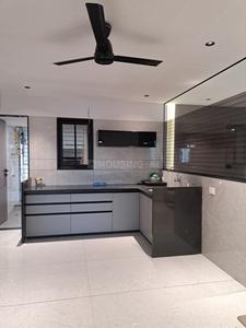 Kitchen Image of 1300 Sq.ft 3 BHK Apartment / Flat for rent in Vesu Surat for Rs. 40000