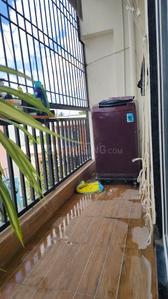 Balcony Image of 1000 Sq.ft 2 BHK Apartment / Flat for rent in Halasuru Bengaluru for Rs. 45000