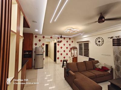 Hall Image of 1750 Sq.ft 3 BHK Apartment / Flat for rent in Vaswani Menlo Park, Munnekollal Bengaluru for Rs. 75000
