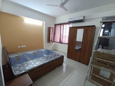 Bedroom Image of 600 Sq.ft 2 BHK Apartment / Flat for rent in Orchid Blues, Shela Ahmedabad for Rs. 35000