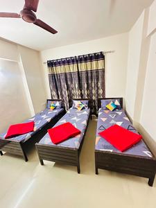 Bedroom Image of Devnagari PG &amp; Hostel in Koba, Gandhinagar
