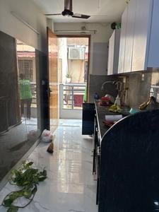 Kitchen Image of 360 Sq.ft 1 BHK Builder Floor for rent in Shalimar Bagh New Delhi for Rs. 18000