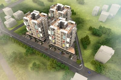 Image of 666 Sq.ft 1 BHK Apartment / Flat for sale in Mohammed Wadi, Pune for Rs. 3300000