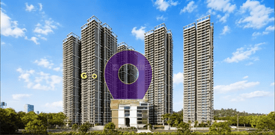 Image of 1905 Sq.ft 3 BHK Apartment / Flat for sale in DSR Ciel, Osman Nagar, Hyderabad for Rs. 14000000