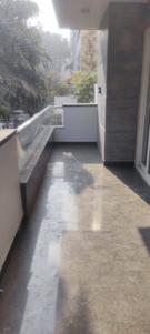 Balcony Image of 1450 Sq.ft 3 BHK Builder Floor for rent in Chittaranjan Park New Delhi for Rs. 90000