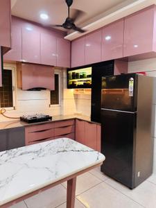 Kitchen Image of 1125 Sq.ft 3 BHK Apartment / Flat for sale in Khodiyar Nagar Vadodara for Rs. 5800000