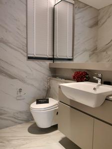 Common Bathroom Image of 1000 Sq.ft 3 BHK Apartment / Flat for sale in Rustomjee La Vie Wing C, Thane West Thane for Rs. 19800000
