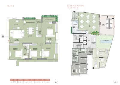 Image of 1311 Sq.ft 3 BHK Apartment / Flat for sale in Nirmala Jade, Lake Town, Kolkata for Rs. 25000000