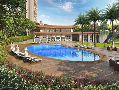 Image of 1058 Sq.ft 2 BHK Apartment / Flat for sale in Nyati Era I, Dhanori, Pune for Rs. 9000000