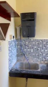 Kitchen Image of 500 Sq.ft 1 BHK Apartment / Flat for rent in Sagar Lifestyle Towers, Salaiya Bhopal for Rs. 15000