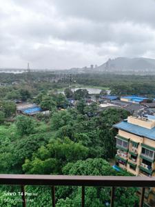 Balcony Image of 920 Sq.ft 1 BHK Apartment / Flat for rent in Vedant Sumeet Elite, Thane West Thane for Rs. 24000