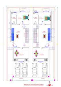 Floor Plan Image of 1925 Sq.ft 3 BHK Villa for sale in Keelkattalai Chennai for Rs. 22000000