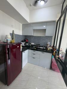 Kitchen Image of 450 Sq.ft 1 BHK Apartment / Flat for rent in Lodha Majiwada, Thane West Thane for Rs. 26999