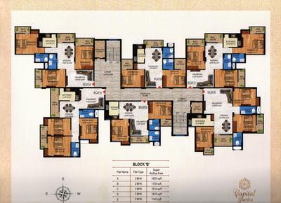 Image of 1625 Sq.ft 3 BHK Apartment / Flat for sale in Argora, Ranchi for Rs. 6825000