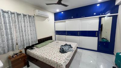 Bedroom Image of 1800 Sq.ft 3 BHK Apartment / Flat for rent in Madhapur Hyderabad for Rs. 58000