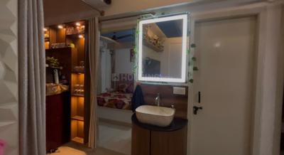 Bathroom Image of 450 Sq.ft 2 BHK Apartment / Flat for sale in Aswani Aaeesha, Rayasandra Bengaluru for Rs. 4500000