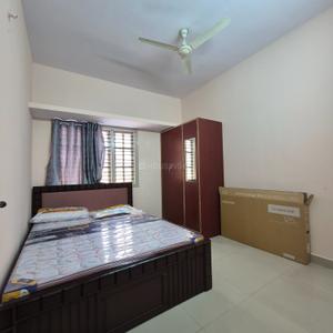 Bedroom Image of 750 Sq.ft 1 BHK Builder Floor for rent in BTM Layout 2nd Stage Bengaluru for Rs. 25000