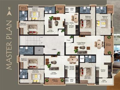 Image of 1150 Sq.ft 2 BHK Apartment / Flat for sale in Kuppakonam Pudur, Coimbatore for Rs. 10500000