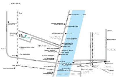 Image of 1129 Sq.ft 3 BHK Apartment / Flat for sale in Sugam Urban Lakes Phase II, Konnagar, Hooghly for Rs. 5900000