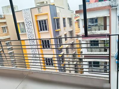 Balcony Image of 1000 Sq.ft 2 BHK Apartment / Flat for sale in Purbalok Kolkata for Rs. 5200000