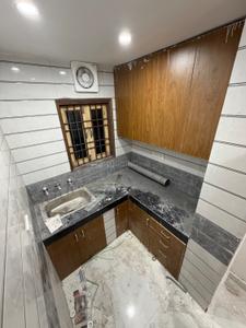 Kitchen Image of 500 Sq.ft 1 BHK Independent House for rent in Old Double Storey, Lajpat Nagar New Delhi for Rs. 22000