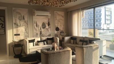 Living Room Image of 2324 Sq.ft 3 BHK Apartment / Flat for sale in Krishna Atlantis Three Sixty, Ramgarh Bhudda Zirakpur for Rs. 21000000