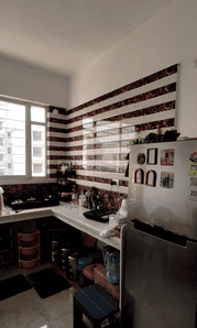 Image of 1070 Sq.ft 2 BHK Apartment / Flat for rent in Sai Krupa Galaxy Phase II, Thergaon, Pune for Rs. 19000