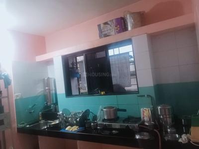Kitchen Image of 580 Sq.ft 1 BHK Apartment / Flat for rent in Warje Pune for Rs. 20000
