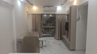 Living Room Image of 600 Sq.ft 1 BHK Apartment / Flat for rent in Urban BKC Crown, Kurla West Mumbai for Rs. 70999