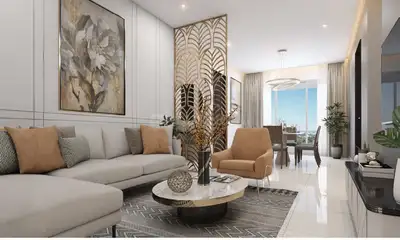 Hall Image of 1350 Sq.ft 3 BHK Apartment / Flat for sale in Elevate 21, Kottivakkam Chennai for Rs. 21600000
