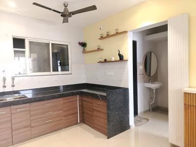 Kitchen Image of 650 Sq.ft 2 BHK Apartment / Flat for rent in Balaji Nagar Pune for Rs. 25000