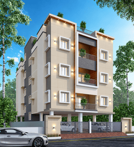 Image of 1323 Sq.ft 3 BHK Apartment / Flat for sale in Adambakkam, Chennai for Rs. 15214500