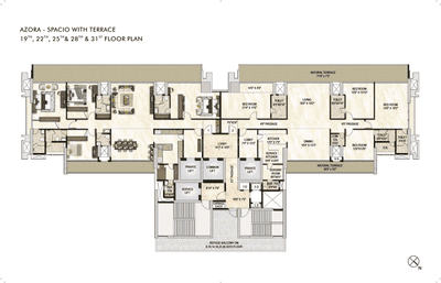 Image of 4000 Sq.ft 4 BHK Apartment / Flat for sale in One Akshar, Sanpada, Navi Mumbai for Rs. 139100000