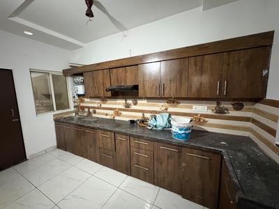 Kitchen Image of 1300 Sq.ft 3 BHK Independent House for rent in Bhawrasla Indore for Rs. 18000