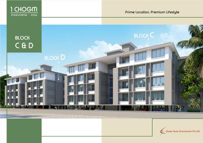 Image of 1190 Sq.ft 2 BHK Apartment / Flat for sale in Porvorim, Goa for Rs. 17400000
