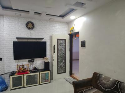 Living Room Image of 650 Sq.ft 1 BHK Apartment / Flat for rent in Vihang Valley, Kasarvadavali Thane for Rs. 26520